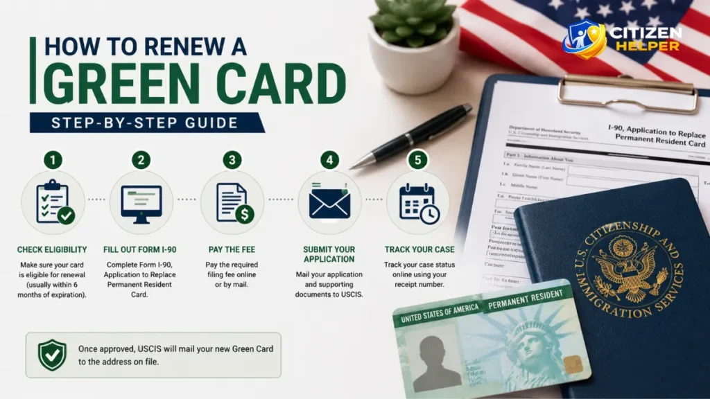 How to Renew a Green Card (Step-by-Step Guide)