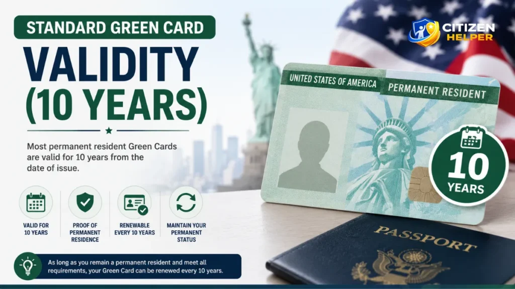 Standard Green Card Validity 10 Years