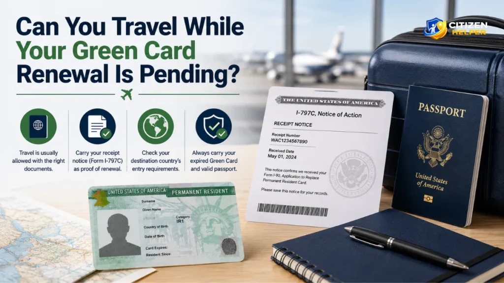 Can You Travel While Your Green Card Renewal Is Pending?