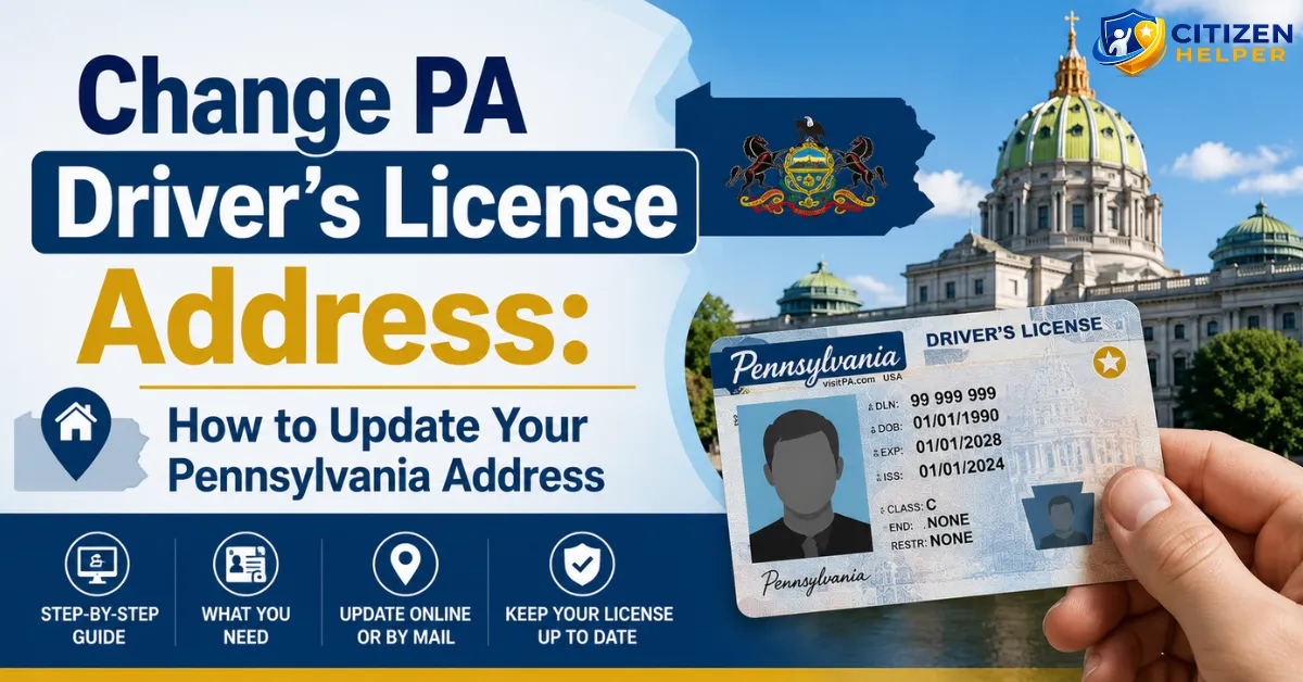 Change PA Driver's License Address: How to Update Your Pennsylvania Address