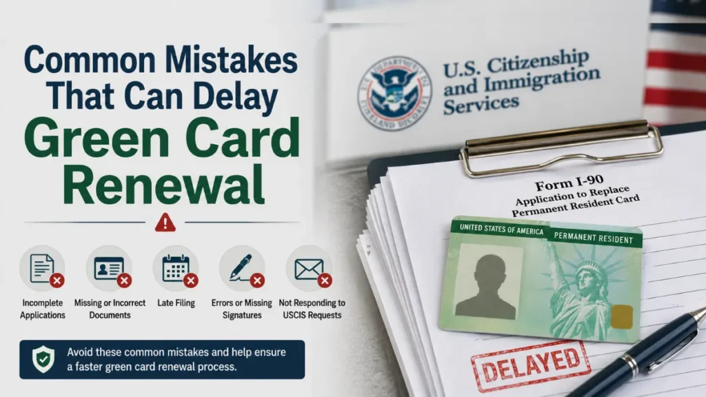 Common Mistakes That Can Delay Green Card Renewal