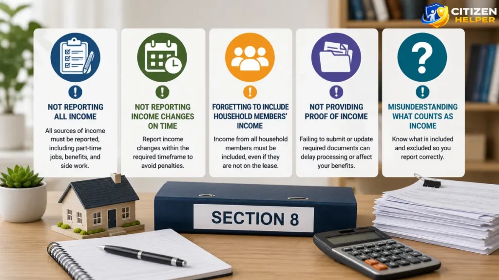Common Mistakes When Reporting Section 8 Income