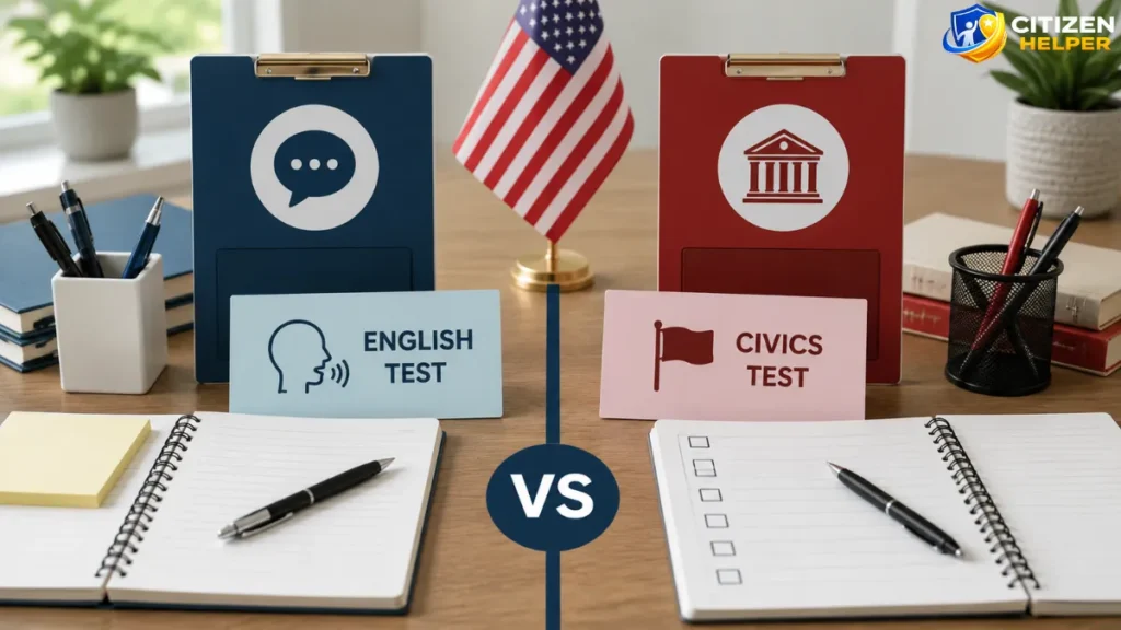 English Test vs. Civics Test