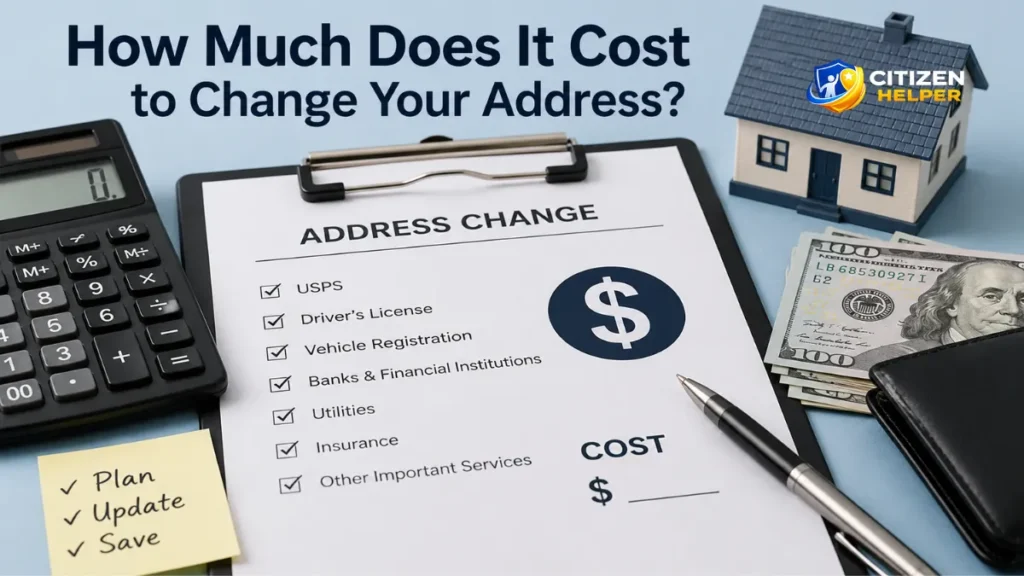 How Much Does It Cost to Change Your Address?