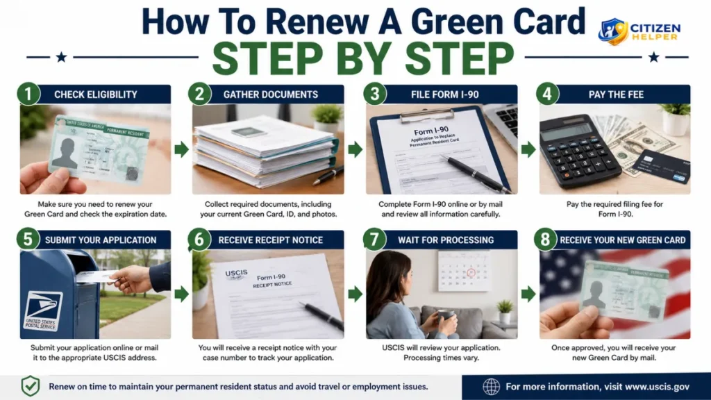 How To Renew A Green Card Step By Step