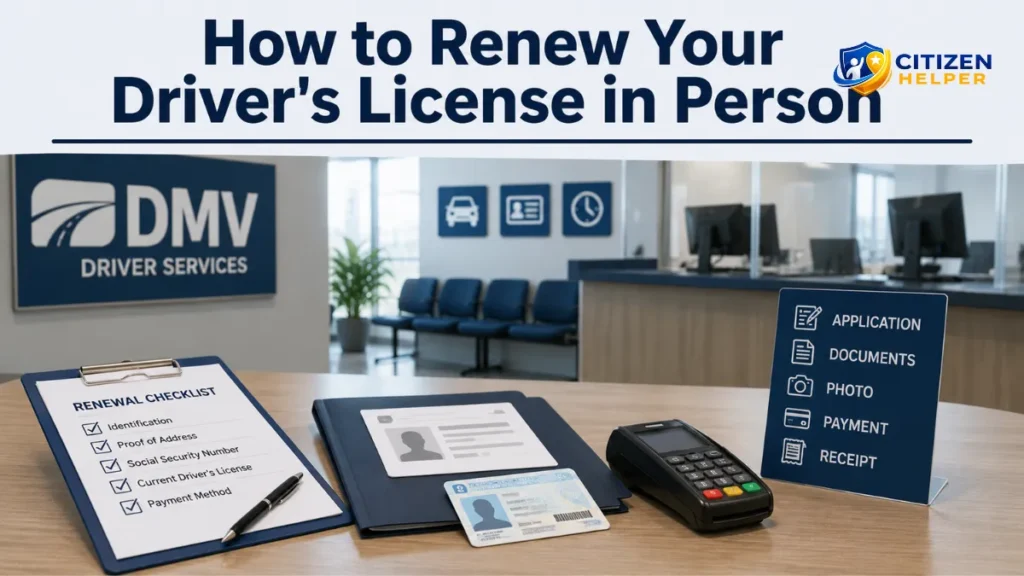 How to Renew Your Driver's License in Person