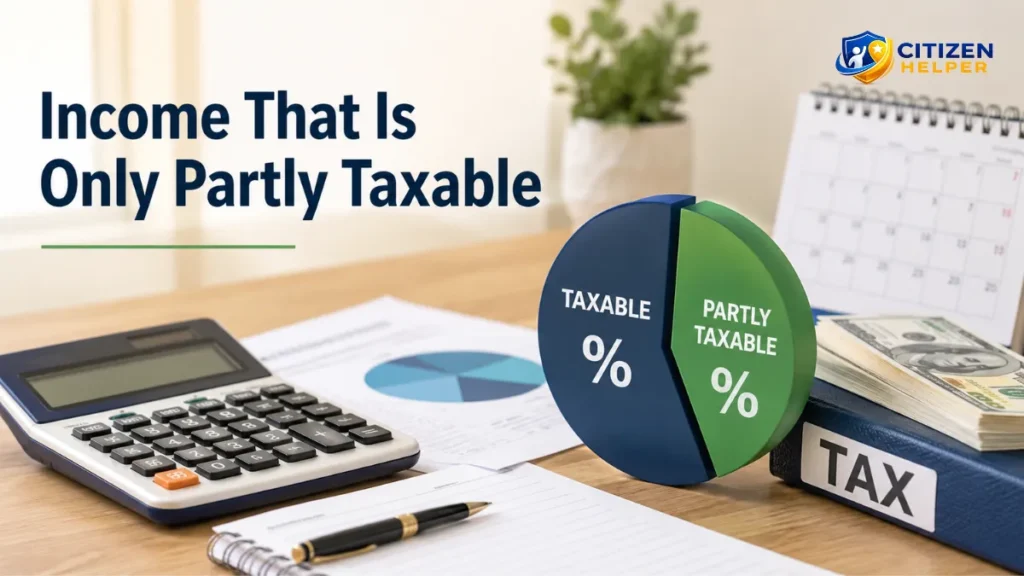 Income That Is Only Partly Taxable