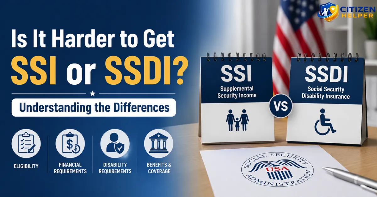 Is It Harder to Get SSI or SSDI? Understanding the Differences