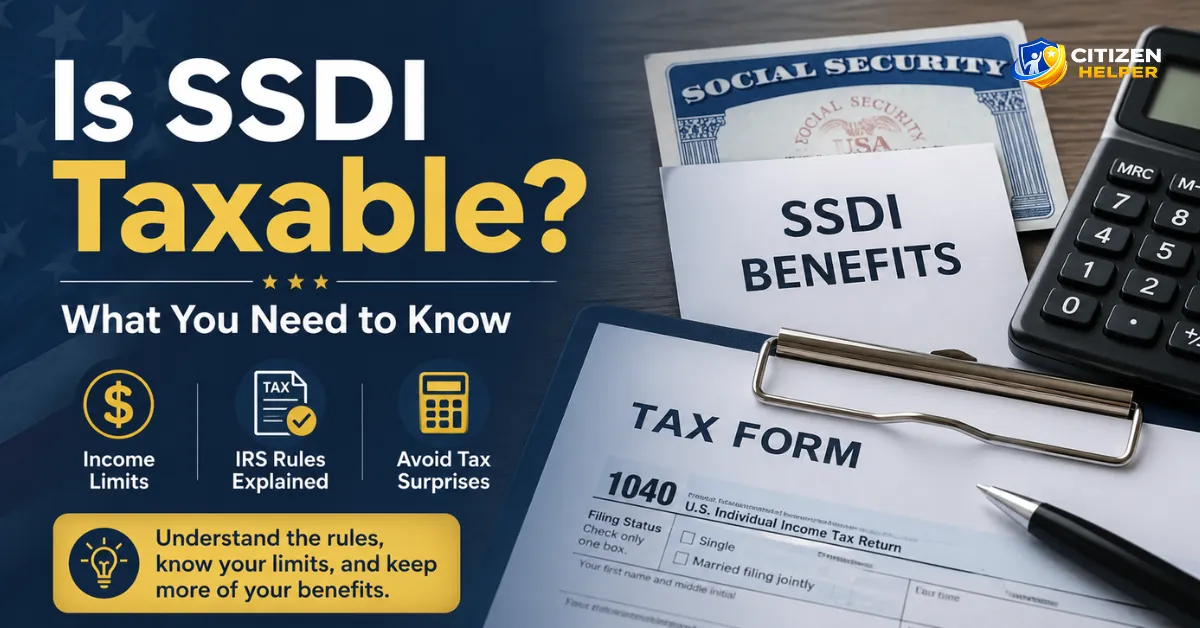 Is SSDI Taxable? What You Need to Know