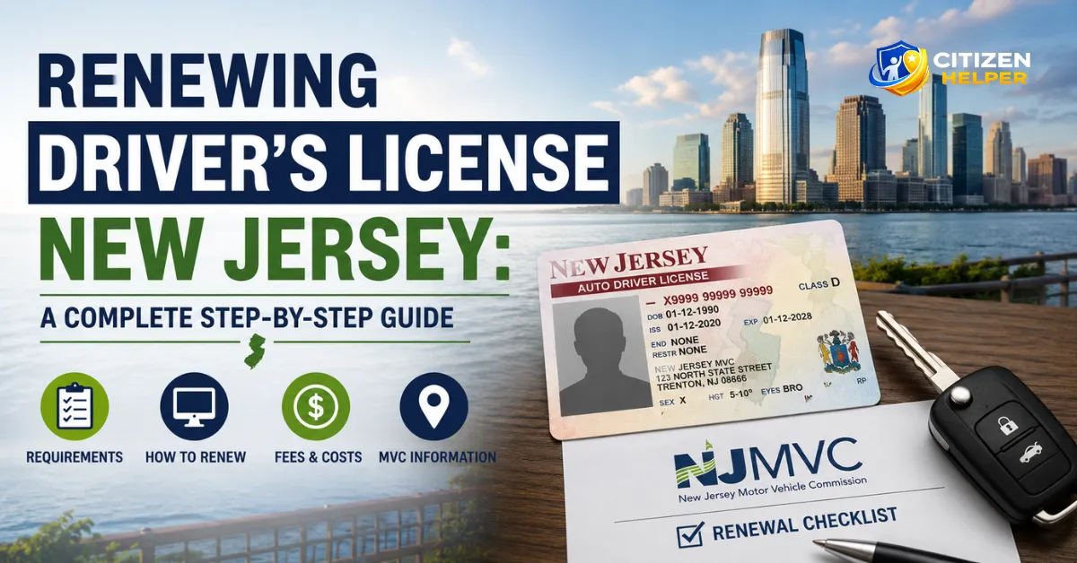 Renewing Driver's License New Jersey: A Complete Step-by-Step Guide